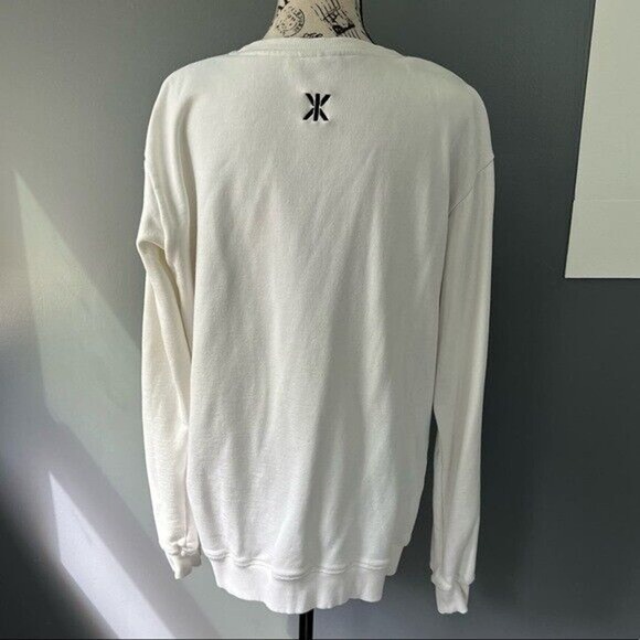 NWOT One Piece black and white Fashion misfits Crewneck long sleeve sweatshirt - Picture 2 of 12